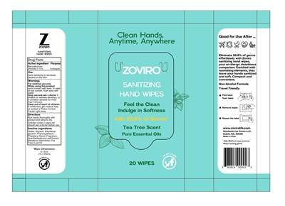 Label (Zoviro Wipes Tree Tea Label)